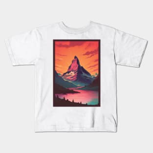 Zermatt,Matterhorn,Switzerland,Poster Kids T-Shirt